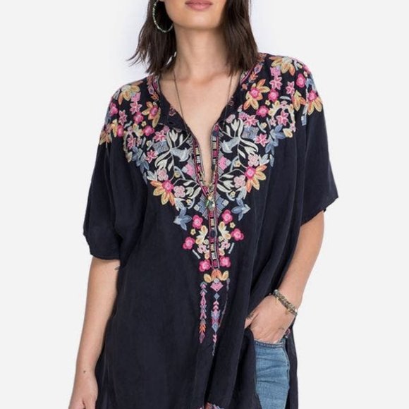 Johnny Was Alia Cupra Poncho - Picture 4 of 11